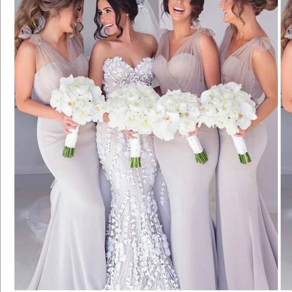 Hebeos Bridemaids Dress light purple